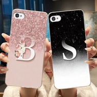 Case For iphone 4 4S Casing Luxury Elegant Letter Clear Transparent Silicone Soft TPU Back Cover For