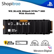 WD Black SN850X NVMe SSD With Heatsink for PS5 & PC (1TB/2TB /4TB)
