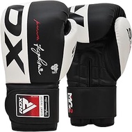 RDX Boxing Gloves for Training &amp; Muay Thai - Cowhide Leather Mitts for Sparring, Kickboxing &amp; Fighting - Great for Heavy Punch Bag, Focus Pads, Grappling Dummy and Speed Ball Punching