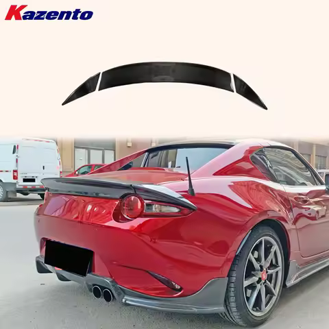 For Mazda Mx5 Nd5Rc Miata Roadster Esq Style Rear Spoiler (3 Pcs, Softtop Only) Carbon Fiber