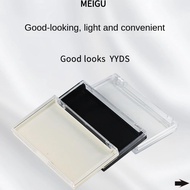 MEIGU Eyelash Storage Box,  Square Shape False Lashes Show Box, Plastic Storage Box
