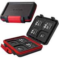 (Direct from Japan)ELECOM Memory Card Case Holds 8 SD cards and 8 MicroSD cards Shockproof Black CMC-SDCHD01BK