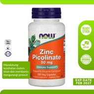 OBT_7999 Vitamin Zinc Picolinate 50 mg Now 120 Veggie Kapsul
