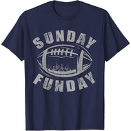 Adult Clothes Sunday Funday Football Lover T-Shirt Fashion Clothing Tops T-shirts for Men and Women 