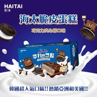 【韓國HAITAI海太】 脆皮蛋糕-巧克力夾心餅口味120g 8盒組