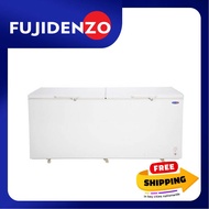 Fujidenzo 20 cu. ft. Dual Function Solid Top Chest Freezer/Chiller with Galvanized Interior FC-20GDF