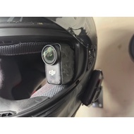 DJI OSMO NANO camera mount (POV) for motorbike helmets.