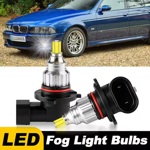 For BMW E39 M5 2001-2003 E46 3 Series M3 2002-2004 2005 2006 Car LED Fog Lights Front Driving Lamp 9