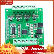 4 Channel PWM to Voltage Converter Module PWM to Voltage Module 10Hz~1KHz (Automatic Identification)