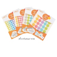 Pastel Circle Sticker Label
