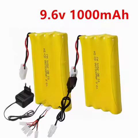 Upgrade 9.6v 1000mah NiCD Battery AA For Rc Toys Cars Tank Truck Robots Guns Boats AA Ni-CD 9.6v Rec
