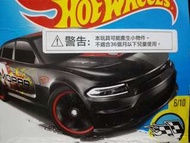 1/64風火輪Hotwheels絕美黑色MOPAR賽車彩繪車身黑紅配鋁圈DODGE CHARGER SRT