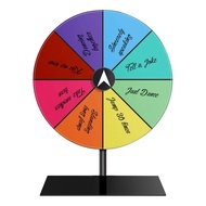 Prize Wheel Dry Erase Spin Wheel Spinner Game Color Roulette Wheel Heavy Duty Editable Spin Wheel Fo