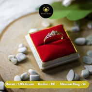 Cincin Emas 1,05 gram | Cincin Emas Simple | Cincin Emas Murah 8 Karat