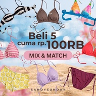 [ 100K GET 5 PCS ] Bikini Top - Bikini Bottom