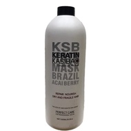 KASIBAO KSB BRAZIL ACAI BERRY Hydrolyzed KERATIN Steamer restores severely damaged hair 1000ml