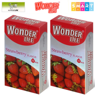 活色生香 - (2盒)Wonder Life 士多啤梨味乳膠安全套 (12片裝) (香港行貨)