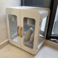 廚房碗架碗筷收納盒家用防塵帶門放餐具瀝水架台面碗櫃收納置物架