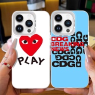 Case for iPhone 16 15 Plus Pro Max Soft A-22 CDG
