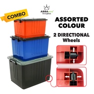 Abbaware Combo Storage Box (3in1 / 2in1)/Kotak Simpanan Beroda/Storage Box with wheels/Bekas Simpanan /Storage container