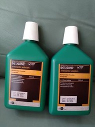 Betadine Antiseptic Solution 500ml x 2 Bottles