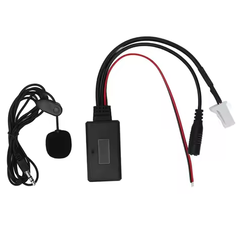 Bluetooth 5.0 Wireless Module Bluetooth AUX In Cable with Handsfree Mic For Clarion For Suzuki Swift