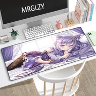 Anime Sexy Girl XXL Mouse Pad Genshin Impact Keqing Gamer Large Desk Mat Computer Gaming Peripheral Accessories MousePads