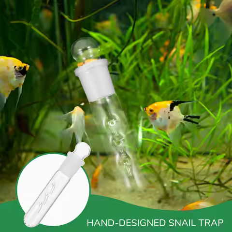 Aquarium Snail Trap Fish Tank Worm Catcher Glass Flatworm Traps Easy Clean No Pollution Eco Friendly