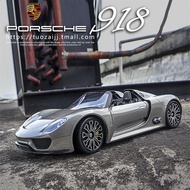 WELLY 1:24 Porsche 918 Spyder Alloy Sport Car Model Diecast