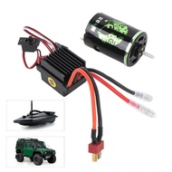 phoenixshop RC Crawler 540 Brushed Motor for 1/10 Scale ESC Set with Ball Bearing Output Side (20T)