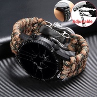 20mm 22mm Umbrella Rope Strap For Samsung Galaxy Watch 3 4 5 6 41 45mm 40 44mm Classice Band Huawei 4 GT 2 3 46mm Rope Bracelet