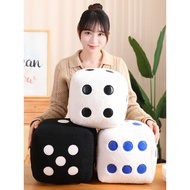 Creative Dice Pillow Plush Toy Simulation Dice Doll Fabric Game Interactive Square Boy Gift