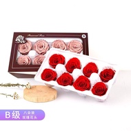 8 Roses Preserved Flower Head Real Flowers Yunnan Rose Wholesale Preserved Flowers Flowers diy Manuf