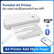 A4 Thermal Printer A80 Portable Printer Rechargeable printer Bluetooth Support Windows/Android/Mac