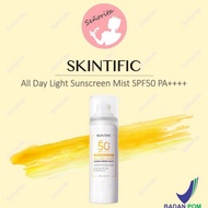 JGRF*245 SKINTIFIC All Day Light Sunscreen Mist SPF50 PA++++ 50ml