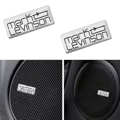 Mark Levinson Logo Emblem 3D Aluminum Speaker Audio Decorate Sticker Styling Decals For Lexus UX250H