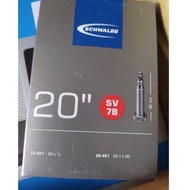 Nobita Schwalbe SV7B 20 inch Inner Tube (23/25-451)