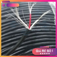 [2 Pieces]- 2-Core Aluminum Cable with Aluminum Mesh 2547-28AWG-2C 2x0.12mm2 PVC Sheath Truong Giang