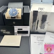 IWC - Pilot Chronograph - IW377714 - Fullset - 97%New - 電子卡 - 2020年Date - 「小王子」特別版系列 - 藍面 - 阿拉伯數字 - 