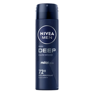 妮維雅男士雙效激碳抗菌止汗噴霧 150ML（8850029025315）(新舊包裝隨機發送)