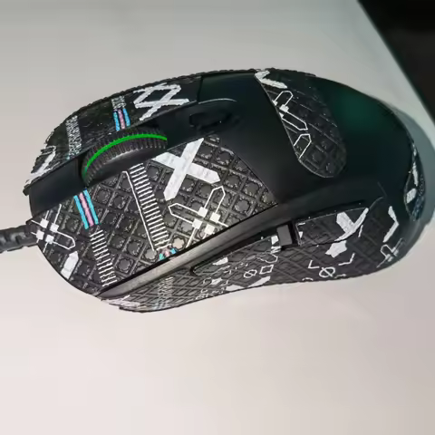 For Logitech G403/G603/G703 Grip Tape - Gaming Sweat-Proof Mouse Film with Bonus Cleaning Cotton