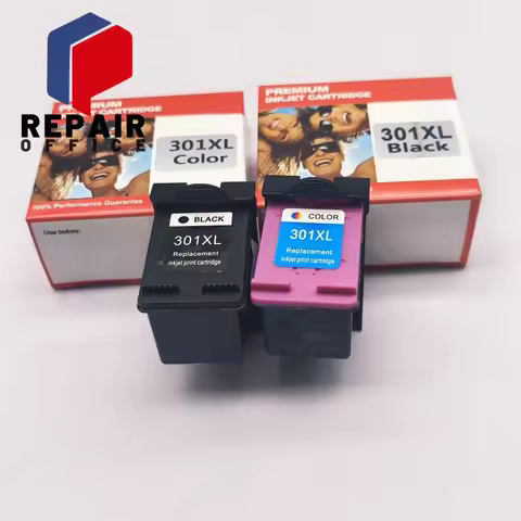 2 Black 2 Color Ink Cartridges 301 XL 301XL For HP Deskjet 1000 1010 1050 1050A 2050 2050A 2540 Envy