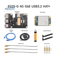 For  5 PCle to MiniPCle GbE USB3.2 HAT+ Gigabit Ethernet with EG25-G 4G Module Supports MiniPCIe Int