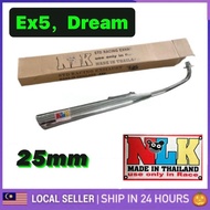 NLK Racing Exhaust (25MM) EKSOZ EX5/EX5 DREAM STANDARD CUTTING STD LEPAS JPJ HONDA EX5 DREAM EKOZS E
