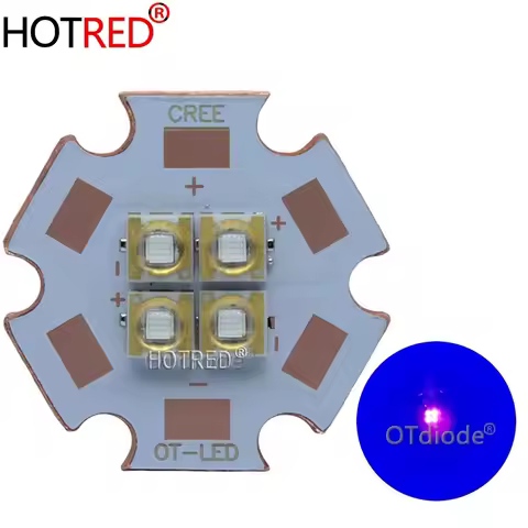 12V 10W 12W Epiled 3535 Ultra Violet UV 365nm 380nm 395nm 420nm 4Chips 3V 6V Led Lamp Light Source P