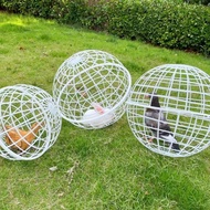 88 Round Plastic Chicken Cages That Can Be Rolled