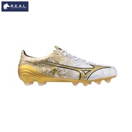 รองเท้าฟุตบอล สตั๊ด MIZUNO รุ่น ALPHA ELITE [P1GA2462] P1GA246250-สีขาวทอง US9.5/EUR42.5/275