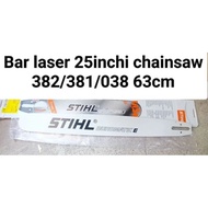 Bar Laser Senso 25Inchi Stihl Panjang 63CM 381/382/038