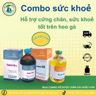 Combo Canxi B12 chính hãng + ADE Bcomplex - Hỗ trợ cứng chân xương sức khoẻ tốt trên gà heo trâu bò