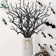 SHANLIN 5pcs Artificial Plastic Tree Branch, Antlers Shape Black Halloween Artificial Dead Branch, E